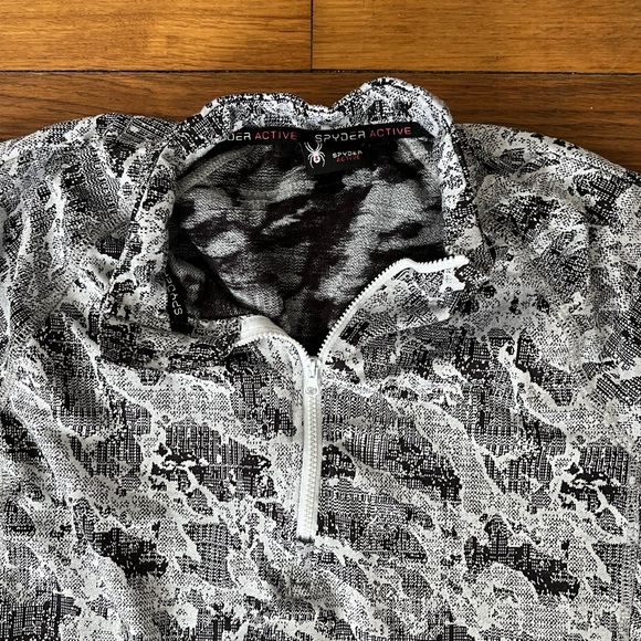 SPYDER Women's Camo Gray Half Zip - Picture 3 of 6